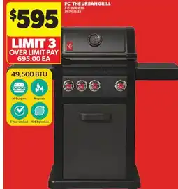 Real Canadian Superstore PC THE URBAN GRILL 3 + 1 BURNERS offer
