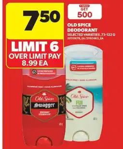Real Canadian Superstore OLD SPICE DEODORANT offer