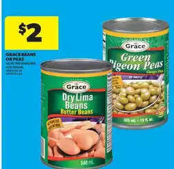 Real Canadian Superstore GRACE BEANS OR PEAS, 425/540 ML offer