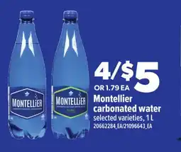 Real Canadian Superstore MONTELLIER CARBONATED WATER offer