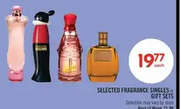 Shoppers Drug Mart SELECTED FRAGRANCE SINGLES or GIFT SETS offer