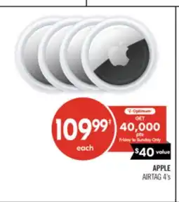 Shoppers Drug Mart APPLE AIRTAG 4's offer