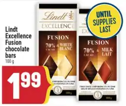 Marché Adonis Lindt Excellence Fusion chocolate bars offer