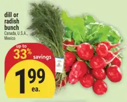 Marché Adonis Dill or radish bunch offer