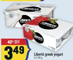 Marché Adonis Liberté greek yogurt offer