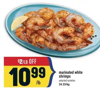 Marché Adonis marinated white shrimps offer