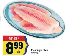 Marché Adonis Fresh tilapia fillets offer