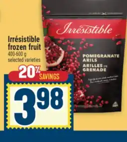 Marché Adonis Irrésistible frozen fruit offer