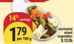 Marché Adonis Marinated mixed vegetables offer