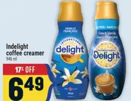 Marché Adonis Indelight coffee creamer offer