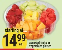 Marché Adonis Assorted fruits or vegetables platter offer