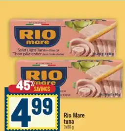 Marché Adonis Rio Mare tuna offer