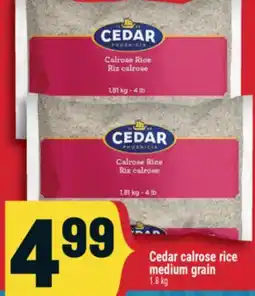 Marché Adonis Cedar calrose rice medium grain offer