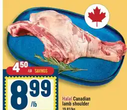 Marché Adonis Halal Canadian lamb shoulder offer