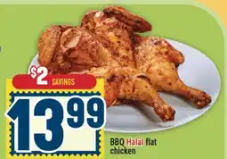 Marché Adonis BBQ Halal flat chicken offer