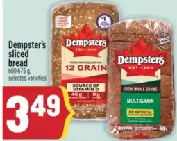 Marché Adonis Dempster's sliced bread offer