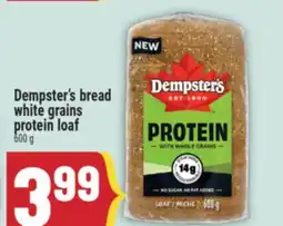 Marché Adonis Dempster's bread white grains protein loaf offer