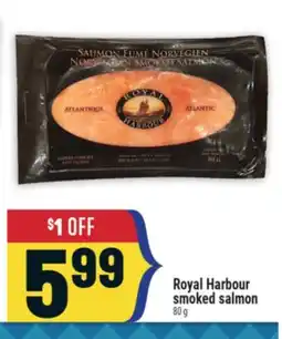 Marché Adonis Royal Harbour smoked salmon offer