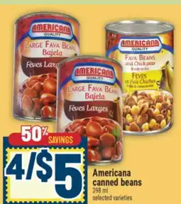 Marché Adonis Americana canned beans offer
