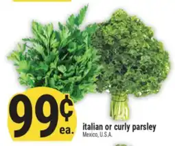 Marché Adonis italian or curly parsley offer