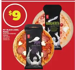 Loblaws PC BLACK LABEL PIZZA offer