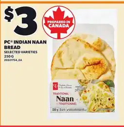 Loblaws PC INDIAN NAAN BREAD offer