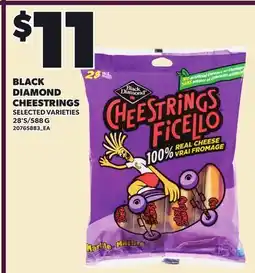 Loblaws BLACK DIAMOND CHEESTRINGS, 28'S/588 G offer