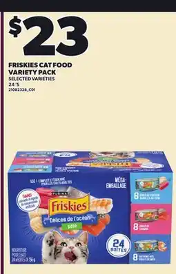 Loblaws FRISKIES CAT FOOD VARIETY PACK, 24'S offer