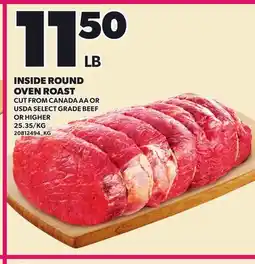 Loblaws INSIDE ROUND OVEN ROAST offer