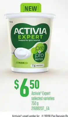 Loblaws ACTIVIA EXPERT offer