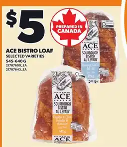 Loblaws ACE BISTRO LOAF offer