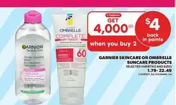 Loblaws GARNIER SKINCARE OR OMBRELLE SUNCARE PRODUCTS offer