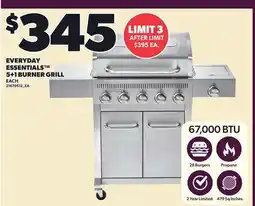 Loblaws EVERYDAY ESSENTIALS 5+1 BURNER GRILL offer