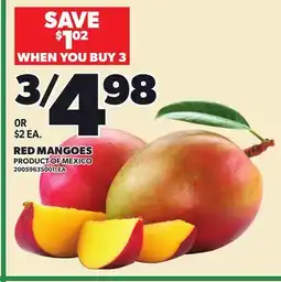Loblaws RED MANGOES offer