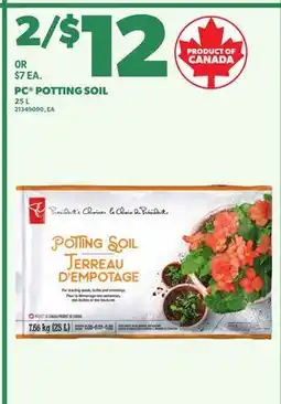 Loblaws PC POTTING SOIL offer