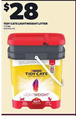 Loblaws TIDY CATS LIGHTWEIGHT LITTER offer