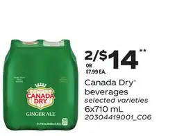 Loblaws CANADA DRY BEVERAGES offer