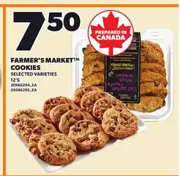Loblaws FARMER'S MARKET COOKIES, 12'S offer