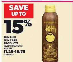 Loblaws SUN BUM SUN CARE PRODUCTS offer