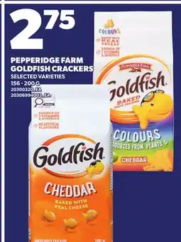 Loblaws PEPPERIDGE FARM GOLDFISH CRACKERS offer