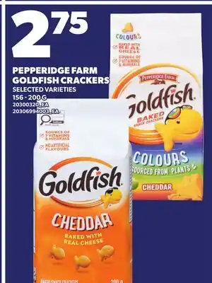 Loblaws PEPPERIDGE FARM GOLDFISH CRACKERS offer