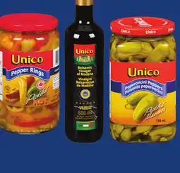 Loblaws UNICO Peppers, 750 mL or UNICO Balsamic Vinegars, 500 mL offer