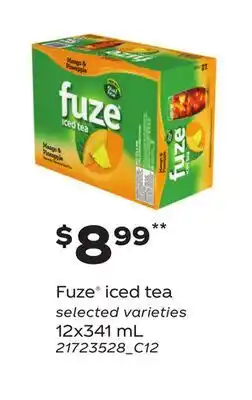 Loblaws FUZE ICED TEA offer