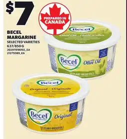 Loblaws BECEL MARGARINE, 637/850 G offer