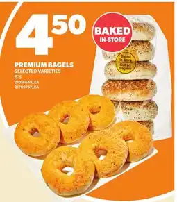 Loblaws PREMIUM BAGELS, 6'S offer