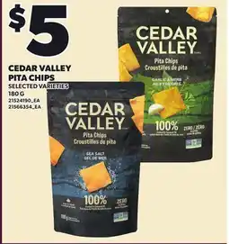 Loblaws CEDAR VALLEY PITA CHIPS offer
