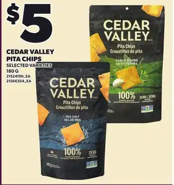 Loblaws CEDAR VALLEY PITA CHIPS offer