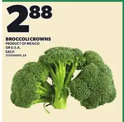 Loblaws BROCCOLI CROWNS offer