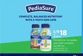 Loblaws PEDIASURE COMPLETE offer