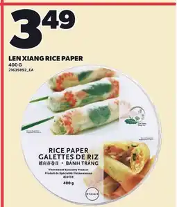 Loblaws LEN XIANG RICE PAPER offer
